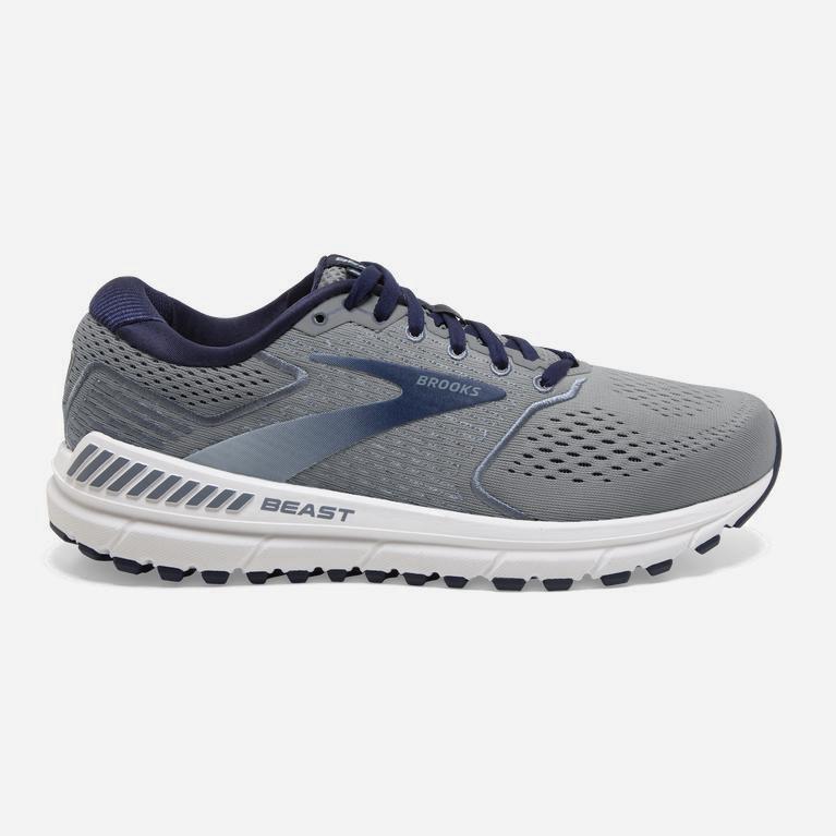 Brooks Beast '20 Hardloopschoenen voor Heren Blauw/Grijs (TJSCY-5201)